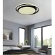 InLight Φωτιστικό Οροφής LED Μαύρο 30W – Πλαφονιέρα 4CCT (42172-Μαύρο)