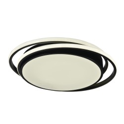 InLight Φωτιστικό Οροφής LED Μαύρο 30W – Πλαφονιέρα 4CCT (42172-Μαύρο)
