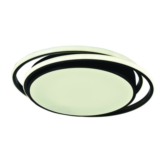 InLight Φωτιστικό Οροφής LED Μαύρο 30W – Πλαφονιέρα 4CCT (42172-Μαύρο)
