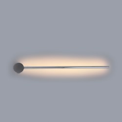 InLight Επίτοιχο Φωτιστικό LED Χρώμιο 7W – Γραμμικό Backlight 3000K (43015-Chrome)