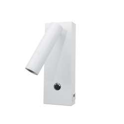 InLight Επιτοίχιο Φωτιστικό LED Λευκό 3W – Spot με USB & Type-C (43037-WH)