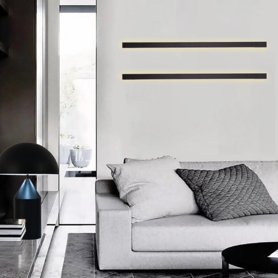 Inlight Επιτοίχιο Φωτιστικό LED Μαύρο 10W – Γραμμικό 60 cm (43042-BL) Inlight Επιτοίχιο Φωτιστικό LED Μαύρο 10W – Γραμμικό 60 cm (43042-BL)