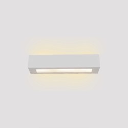 Inlight Επιτοίχιο Φωτιστικό Γύψινο Λευκό 2×E14 – 36 cm (43049-B-White)