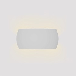 Inlight Επιτοίχιο Φωτιστικό Γύψινο Λευκό 1×E14 – Up/Down 31 cm (43050-White)