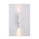 Inlight Επιτοίχιο φωτιστικό LED 2*5W 3000K σε λευκή απόχρωση απο αλουμίνιο D:30x6cm (43061-White)