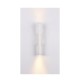 Inlight Επιτοίχιο φωτιστικό LED 2*5W 3000K σε λευκή απόχρωση απο αλουμίνιο D:30x6cm (43061-White)