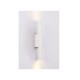 Inlight Επιτοίχιο φωτιστικό LED 2*5W 3000K σε λευκή απόχρωση απο αλουμίνιο D:30x6cm (43061-White)
