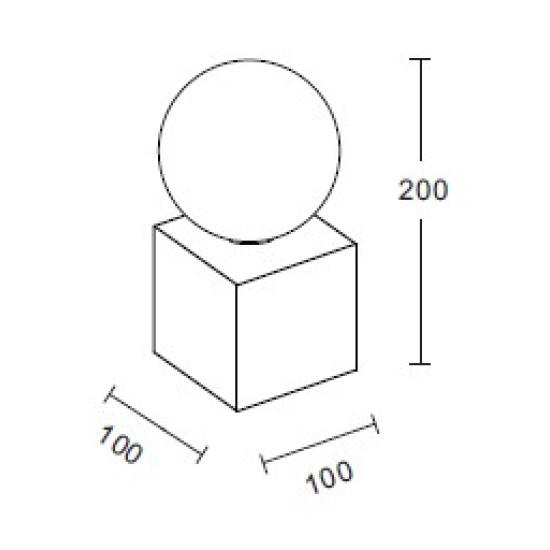InLight Επιτοίχιο φωτιστικό γκρι από travertine marble 1XG9 D:10 x 20cm (43063) InLight Επιτοίχιο φωτιστικό γκρι από travertine marble 1XG9 D:10 x 20cm (43063)