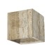 InLight Επιτοίχιο φωτιστικό γκρι από travertine marble 1XG9 D:12 x 12cm (43064) InLight Επιτοίχιο φωτιστικό γκρι από travertine marble 1XG9 D:12 x 12cm (43064)