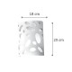 InLight Επιτοίχιο φωτιστικό λευκό από γύψο 1XE14 D:18cm (43343)