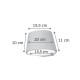 InLight Επιτοίχιο φωτιστικό λευκό από γύψο 1XE14 D:15,5cm (43375) InLight Επιτοίχιο φωτιστικό λευκό από γύψο 1XE14 D:15,5cm (43375)
