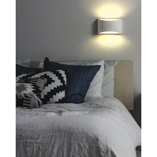 InLight Επιτοίχιο φωτιστικό λευκό από γύψο 1XG9 D:20cm (43415) InLight Επιτοίχιο φωτιστικό λευκό από γύψο 1XG9 D:20cm (43415)