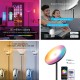 InLight Επιδαπέδιο φωτιστικό LED 24W RGB-CCT with controller από μαύρο μέταλλο και ακρυλικό D:170cm (45023) InLight Επιδαπέδιο φωτιστικό LED 24W RGB-CCT with controller από μαύρο μέταλλο και ακρυλικό D:170cm (45023)
