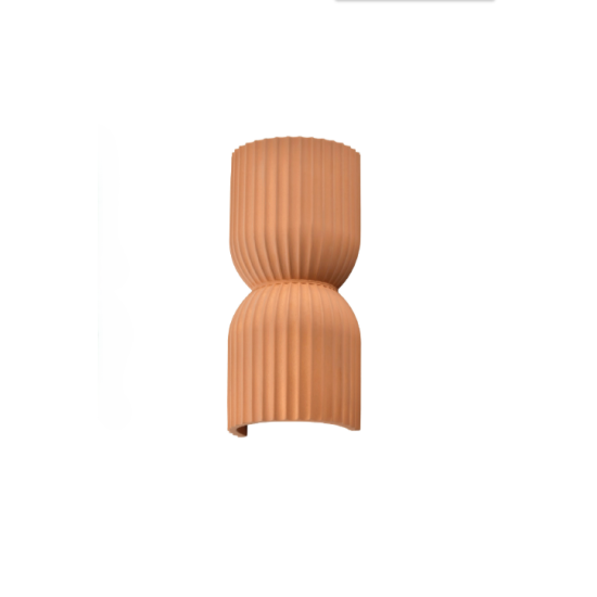Inlight Φωτιστικό Τοίχου Γύψινο GU10 (x2), Κεραμιδί D:13x26,5x7,5cm(43075-Terracotta)