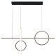 InLight Κρεμαστό φωτιστικό LED 55W 3CCT (by switch) σε μαύρη απόχρωση D:100cm (6043) InLight Κρεμαστό φωτιστικό LED 55W 3CCT (by switch) σε μαύρη απόχρωση D:100cm (6043)