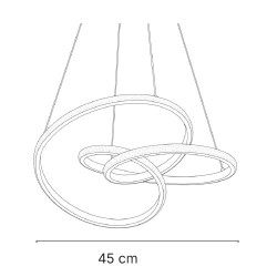 Inlight Κρεμαστό φωτιστικό LED 40W 3CCT (by switch on base) σε χρυσή απόχρωση D:45cm (6092-B-Golden) Inlight Κρεμαστό φωτιστικό LED 40W 3CCT (by switch on base) σε χρυσή απόχρωση D:45cm (6092-B-Golden)