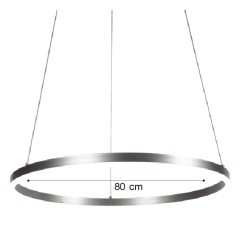 Inlight Κρεμαστό φωτιστικό LED 36W 3CCT (by switch on base) D:80cm (6095-AB-Golden) Inlight Κρεμαστό φωτιστικό LED 36W 3CCT (by switch on base) D:80cm (6095-AB-Golden)