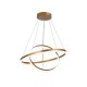 Inlight Κρεμαστό φωτιστικό LED 58W 3CCT (by switch on base) D:60cm (6095-B-Golden) Inlight Κρεμαστό φωτιστικό LED 58W 3CCT (by switch on base) D:60cm (6095-B-Golden)