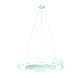 InLight Κρεμαστό φωτιστικό LED 50W 4000K σε λευκή απόχρωση D:80cm (6171-80-WH)