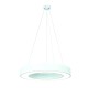 InLight Κρεμαστό φωτιστικό LED 50W 4000K σε λευκή απόχρωση D:80cm (6171-80-WH)
