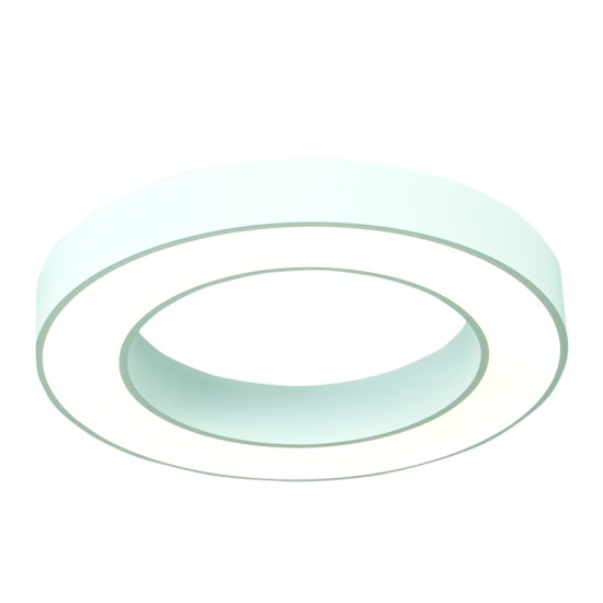 InLight Κρεμαστό φωτιστικό LED 50W 4000K σε λευκή απόχρωση D:80cm (6171-80-WH)