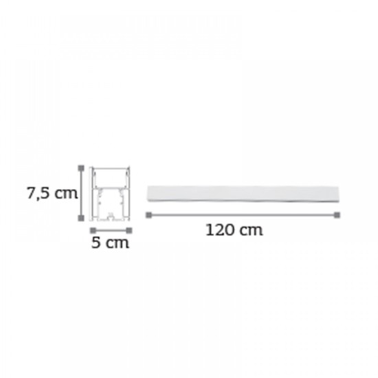 InLight Κρεμαστό φωτιστικό LED 40W 3CCT (By Switch) από αλουμίνιο σε λευκή απόχρωση D:120cm (6072-120-WH) InLight Κρεμαστό φωτιστικό LED 40W 3CCT (By Switch) από αλουμίνιο σε λευκή απόχρωση D:120cm (6072-120-WH)