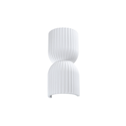 Inlight Φωτιστικό Τοίχου Γύψινο GU10 (x2), Λευκό D:13x26,5x7,5cm(43075-White)