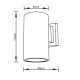 it-Lighting Candler E27 Up or Down Outdoor Light in Anthracite Color (80203744) it-Lighting Candler E27 Up or Down Outdoor Light in Anthracite Color (80203744)