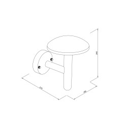it-Lighting Keowee LED 12W 3CCT Outdoor Wall Lamp Black D:180 x 210 x 240 mm (80205210) it-Lighting Keowee LED 12W 3CCT Outdoor Wall Lamp Black D:180 x 210 x 240 mm (80205210)