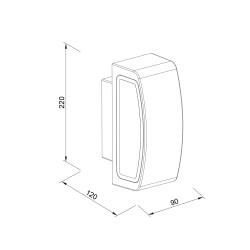 it-Lighting Winona 1xΕ27 Outdoor Up-Down Wall Lamp Black D:90x120x220mm (80205414) it-Lighting Winona 1xΕ27 Outdoor Up-Down Wall Lamp Black D:90x120x220mm (80205414)