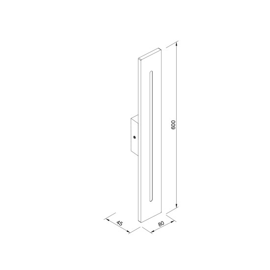 it-Lighting Barton LED 15W 3000K Outdoor Wall Lamp Black D:45x80x600 mm (80205911) it-Lighting Barton LED 15W 3000K Outdoor Wall Lamp Black D:45x80x600 mm (80205911)