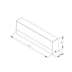 it-Lighting Gio LED 16W 3CCT Outdoor Up-Down Wall Lamp White D:46x83x331mm (80206320) it-Lighting Gio LED 16W 3CCT Outdoor Up-Down Wall Lamp White D:46x83x331mm (80206320)