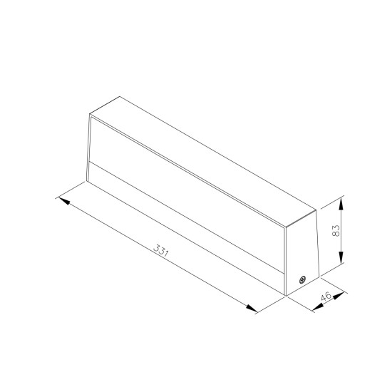 it-Lighting Gio LED 16W 3CCT Outdoor Up-Down Wall Lamp Grey D:46x83x331mm (80206330) it-Lighting Gio LED 16W 3CCT Outdoor Up-Down Wall Lamp Grey D:46x83x331mm (80206330)