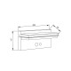it-Lighting Narlay LED 8W 3000K Solar Outdoor Wall Lamp Black D:260x117x92mm (80206611S)