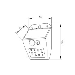 it-Lighting Meribel LED 2W 3000K Solar Outdoor Wall Lamp Black D:130x10x50mm (80207011S) it-Lighting Meribel LED 2W 3000K Solar Outdoor Wall Lamp Black D:130x10x50mm (80207011S)