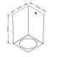 it-Lighting Cowart GU10 Outdoor Ceiling Down Light Grey (80300634)