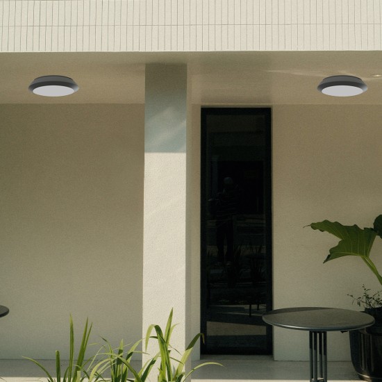 it-Lighting Champlain 1xE27 Outdoor Ceiling Light Anthracite D:90x285x285mm (80300844) it-Lighting Champlain 1xE27 Outdoor Ceiling Light Anthracite D:90x285x285mm (80300844)