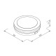 it-Lighting Klamath LED 36W 3CCT Outdoor Ceiling Light Anthracite D:30cmx5,2cm (80301140)