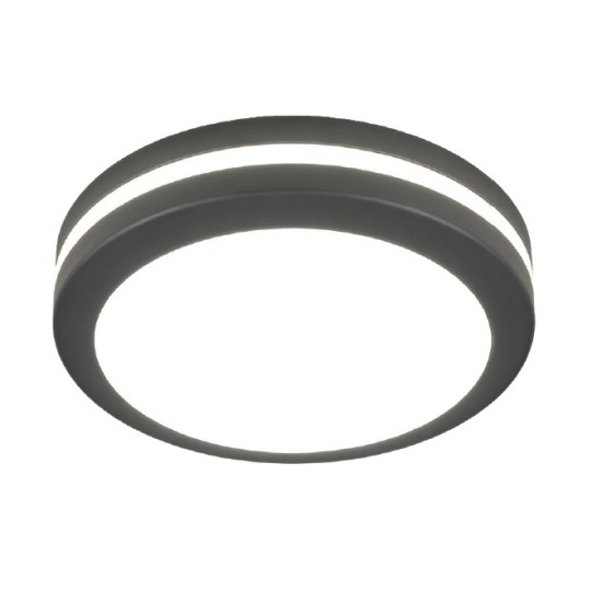 it-Lighting Klamath LED 36W 3CCT Outdoor Ceiling Light Anthracite D:30cmx5,2cm (80301140)