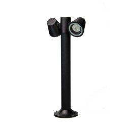 it-Lighting Shasta 2xGU10 Outdoor Pole Light Black D:150x305x600mm (80400814)