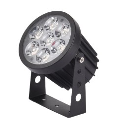 it-Lighting Crest peak LED 7W RGB CCT Outdoor Wall Lamp Black D:8.5 x 12cm (80700415)