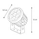 it-Lighting Crest peak LED 7W RGB CCT Outdoor Wall Lamp Black D:8.5 x 12cm (80700415)
