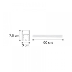 InLight Κρεμαστό φωτιστικό LED 30W 3CCT (By Switch) από αλουμίνιο σε λευκή απόχρωση D:90cm (6072-90-WH) InLight Κρεμαστό φωτιστικό LED 30W 3CCT (By Switch) από αλουμίνιο σε λευκή απόχρωση D:90cm (6072-90-WH)
