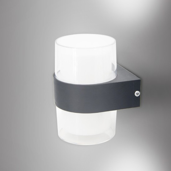 it-Lighting Athabasca LED 8W CCT Outdoor Wall Lamp Anthracite D:12cm (80203240) it-Lighting Athabasca LED 8W CCT Outdoor Wall Lamp Anthracite D:12cm (80203240)