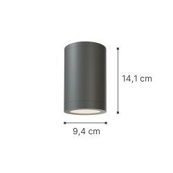 it-Lighting Reindeer 1xGU10 Outdoor Ceiling Down Light Anthracite D:14.1cmx9,4cm (80300544) it-Lighting Reindeer 1xGU10 Outdoor Ceiling Down Light Anthracite D:14.1cmx9,4cm (80300544)