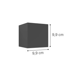 it-Lighting Emerald LED 10W 3000K Outdoor Wall Lamp Grey D:9,9cmx9,9cm (80203131) it-Lighting Emerald LED 10W 3000K Outdoor Wall Lamp Grey D:9,9cmx9,9cm (80203131)