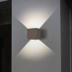 it-Lighting Emerald LED 10W 3000K Outdoor Wall Lamp Grey D:9,9cmx9,9cm (80203131)