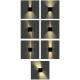 it-Lighting Emerald LED 10W 3000K Outdoor Wall Lamp Grey D:9,9cmx9,9cm (80203131)