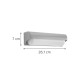 it-Lighting Erie LED 10W 3CCT Outdoor Wall Lamp White D:26,1cmx7cm (80203020)