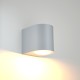 it-Lighting Powell 1xGU10 Outdoor Up or Down Wall Lamp Grey D:9cmx8cm (80200234)